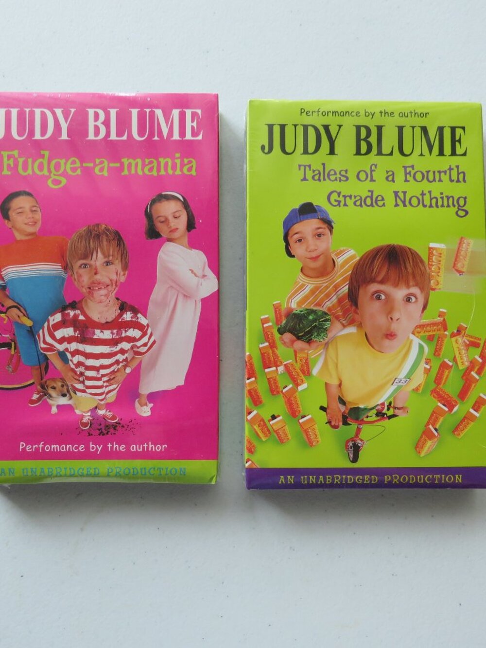 Judy Blume Tales of a Fourth Grade Nothing &  Fudge-a-mania Audio cassette